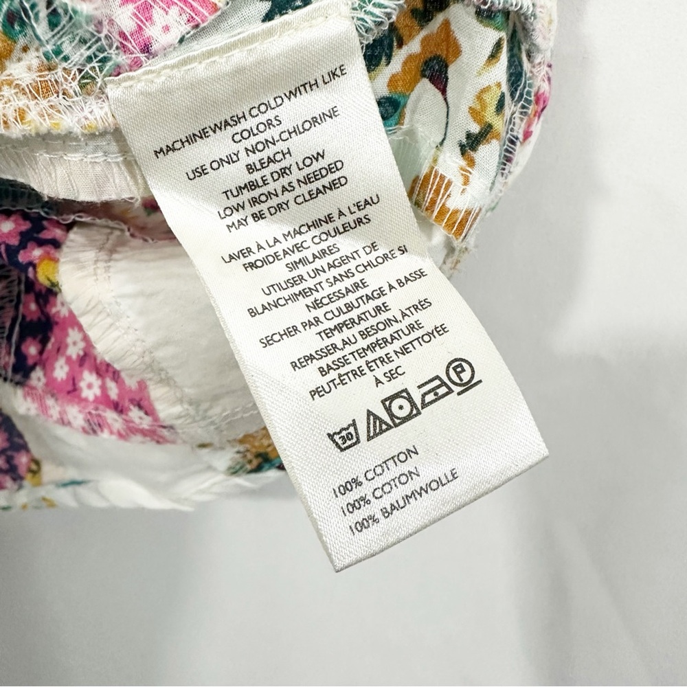 NWT Anthropologie Patchwork Button Boho Western Down Cami Tank Top - Picture 10 of 11